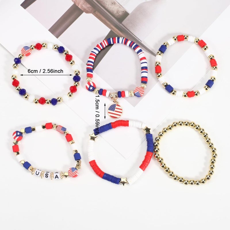 Lonext Halloween Bracelets Stackable Heishi Beaded Stretch Bracelets - Image 3